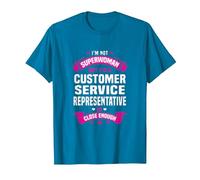 Camiseta representativa de Servicio al Cliente Camiseta, Hombre, Zafiro, 3XL