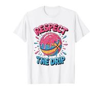 Camiseta Respect The Drip - Basketball Ice Cream Drip Camiseta