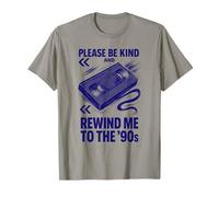 Camiseta Retro con Texto en inglés Please Be Kind and Rewind Me To The 90s Camiseta