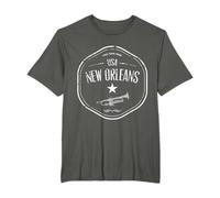 Camiseta retro de New Orleans Jazz de Nueva Orleans Camiseta
