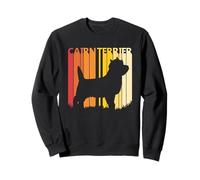 Camiseta retro de perro Cairn Terrier Feliz Navidad Regalo Sudadera
