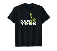 Camiseta Retro de Recuerdo de la Estatua de la Libertad de la Ciudad de Nueva York Camiseta