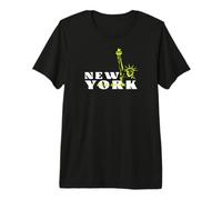 Camiseta Retro de Recuerdo de la Estatua de la Libertad de la Ciudad de Nueva York Camiseta Premium