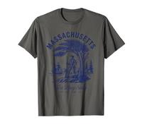 Camiseta retro del estado de Massachusetts Est 1788 Freedom Trail Camiseta