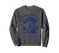 Camiseta retro del estado de Massachusetts Est 1788 Freedom Trail Sudadera