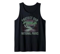 Camiseta Retro Protect Our National Parks - Vintage Camping Camiseta sin Mangas