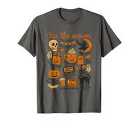 Camiseta Retro Tis The Season Halloween Season Fall Ghost Vibes Camiseta