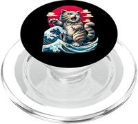 Camiseta Retro Vintage de Arte japonés Legendario Raro Kaiju PopSockets PopGrip para MagSafe