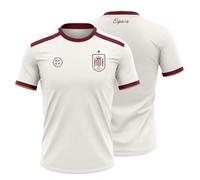 Camiseta RFEF infantil blanca en varias tallas. Especial para animar a la selección española, eventos deportivos, Eurocopa, Mundial, fiestas escolares.. (10-Años)