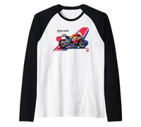 Camiseta Ride with Passion: Embracing The Journey and Destination Camiseta Manga Raglan