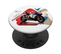Camiseta Ride with Passion The Ultimate Adventure on Two Wheels PopSockets PopGrip Adhesivo