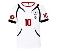 Camiseta Rin Itoshi Isagi Yoichi Anime Bachira Meguru Camiseta Seishiro Nagi, camisetas blancas para hombre, camisetas negras y rojas, camiseta de manga corta con cuello redondo, Tipo 10, L