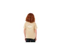 Camiseta rip curl stapler tee - niño khaki 16 AÑOS