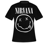 Camiseta Rock à Gogo Nirvana - White Smiley L