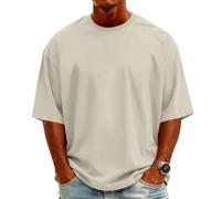 Camiseta Rock Hombre, Camisetas Tecnicas, Personalizada Pack Divertidas Algodón Tecnica Manga Corta Algodon Técnica Vestir Básicas Cuello Redondo Tenis Men T-Shirt Hombre, 3XL