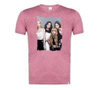 Camiseta ROJA Mezcla Cantantes KPOP Blackpink How You Like That Pink Venom Claro Moda Verano Tshirt