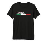 Camiseta Roma Città Italiana Bandiera Italia Camiseta Premium