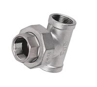 Camiseta roscada hembra de acero inoxidable 304, accesorios de tubería de unión de 3 vías de 1/4" a 2" - 1 pieza(2inch)