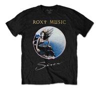 Camiseta Roxy Music 'Siren' (Negro), Negro, X-Large