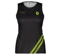 Camiseta running mujer Scott SCO Tank RC Run (negro/amarillo)