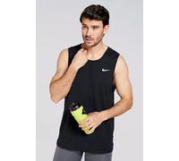 Camiseta Running Nike - Negro - Camiseta Sin Mangas Hombre talla M