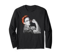 Camiseta Ruth The Riveter Ruth Bader Ginsberg con Texto en inglés «Podemos Hacerlo» Manga Larga