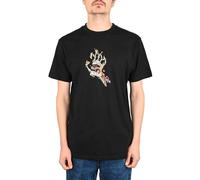 Camiseta S/S Santa Cruz Burnt Bone - Negra