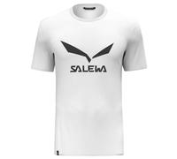 Camiseta Salewa SOLIDLOGO DRY T-SHIRT (Blanco) Hombre