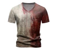 Camiseta sangrienta con texto en inglés «Problem Solved Bloody Shirt I am Fine It's Not My Blood Splatter Blood Stained Bloody T-Shirt I am Fine It's Not My Blood Splatter Blood Stained Bloody T-Shirt