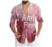 Camiseta sangrienta de Halloween para hombre, camiseta con estampado de sangre de Halloween, camisetas aterradoras para hombre, camisetas sangrientas para problemas resueltos, Vino, 3XL