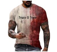 Camiseta sangrienta de Halloween para hombre, diseño de salpicaduras de sangre, para Halloween, no es mi sangre manchada, camiseta sangrienta, camisetas de disfraces, camisetas aterradoras para hombre
