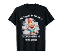 Camiseta sarcástica con Cita Divertida de Humor The Voices In My Head Camiseta