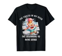 Camiseta sarcástica con Cita Divertida de Humor The Voices In My Head Camiseta