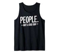 Camiseta sarcástica con frases introvertidas divertidas para personas que no son un gran fan Camiseta sin Mangas