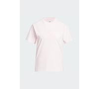 adidas Mujer Satin-Filled Logo Graphic Shirt, Distilled Pink, M