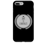 Camiseta Save The Flamingos Animal Flamingo Carcasa para iPhone 7 Plus/8 Plus
