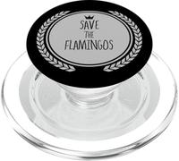 Camiseta Save The Flamingos Animal Flamingo PopSockets PopGrip para MagSafe