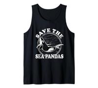 Camiseta Save The Sea Pandas Ocean Gift Camiseta sin Mangas