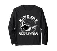 Camiseta Save The Sea Pandas Ocean Gift Manga Larga