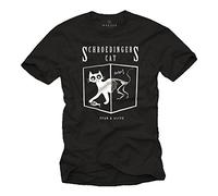 Camiseta Schrodingers Cat Hombre Funny Basica Manga Corta Theory S