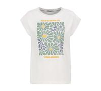 Camiseta señora c/ Estampado floral & Mensaje Deja crecer la felicidad