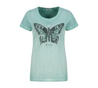 Camiseta señoras con motivo lentejuelas mariposa Vuela conmigo