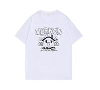 Camiseta Seven Nana Bnb, Camiseta de Merchandising K-Pop, Camiseta Unisex de algodón de Gran tamaño.(Vernon-White,M)