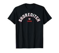Camiseta Shoreditch London - Neighborhood Travel Retro England Camiseta