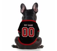 Camiseta Simple para Perros pequeños, medianos y Grandes Camiseta de fútbol para Perros Personalizada con Nombre, número, Logotipo, Camisetas Deportivas Personalizadas para Mascotas A21