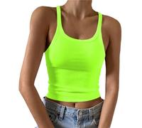 Camiseta Sin Mangas-Camiseta Sin Mangas GráFica BáSica Informal De Verano para Mujer, Divertida Camisa De Ajuste CláSico para Vacaciones En La Playa