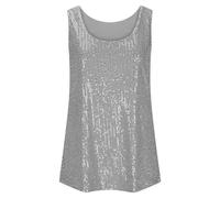 Camiseta sin mangas con cuello redondo para fiestas de disfraces de carnaval, corte holgado e ideal para capas, perfecta para el ocio y la vida cotidiana., gris, XXL