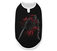 Camiseta sin mangas con diseño de caballero templario con espada para perros, camiseta sin mangas para mascotas, camisetas sin mangas para gatos, talla L