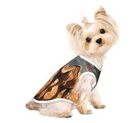 Camiseta sin mangas con estampado de camello y arena del desierto para mascotas, suave, elástica, para uso en interiores y exteriores