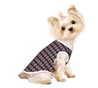 Camiseta sin mangas con estampado de hongos mágicos para perros y gatos, chaleco suave y elástico para interiores y exteriores